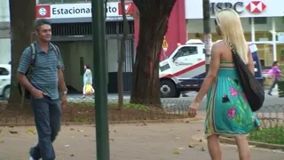 Strange hunk ride on cock of blond shemale